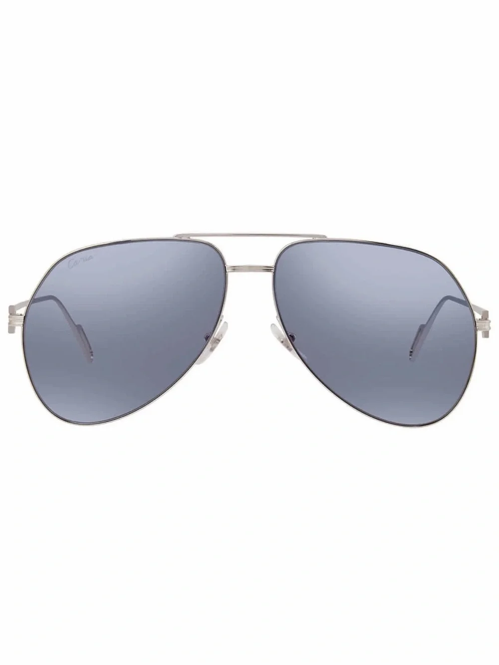 Cartier Première de Cartier CT0110S Aviator Sunglasses Silver $1445 NEW